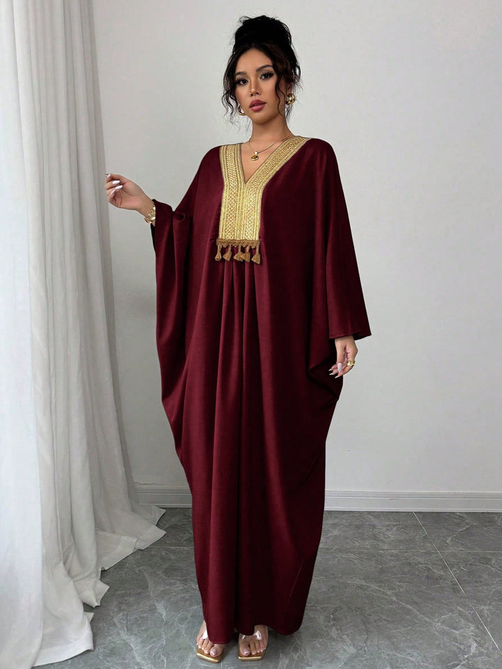 Rochie maxi SHEIN, vișiniu