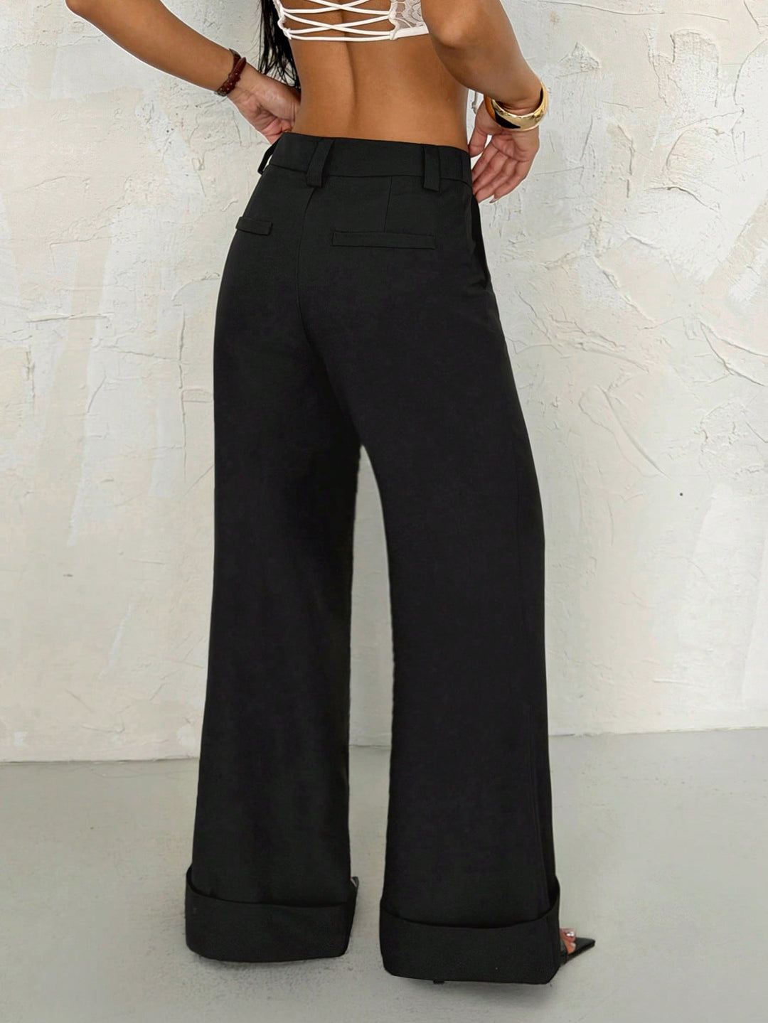 Pantaloni SHEIN, negru