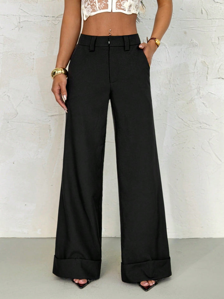 Pantaloni SHEIN, negru