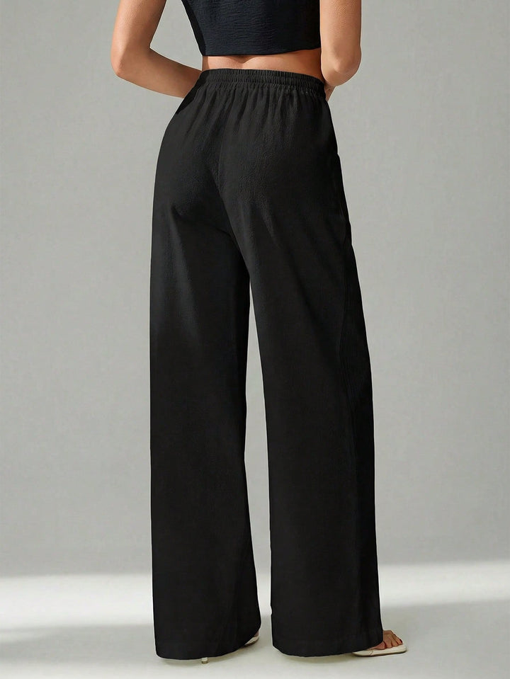 Pantaloni SHEIN, negru