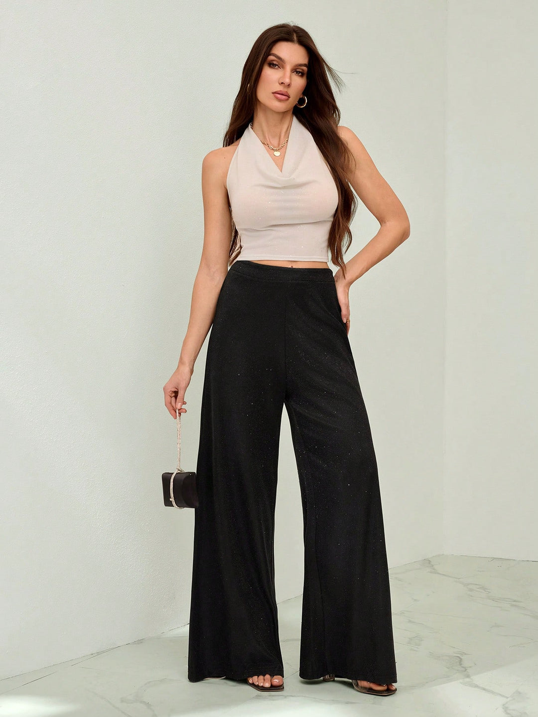 Pantaloni SHEIN, negru
