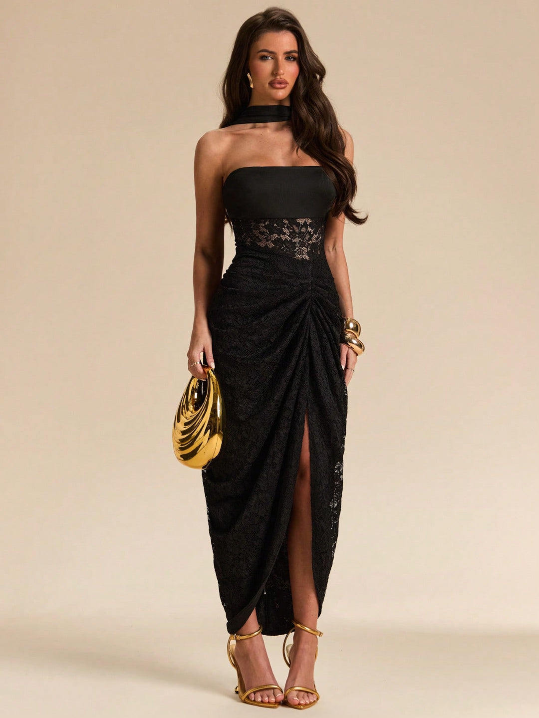 Rochie midi SHEIN, negru
