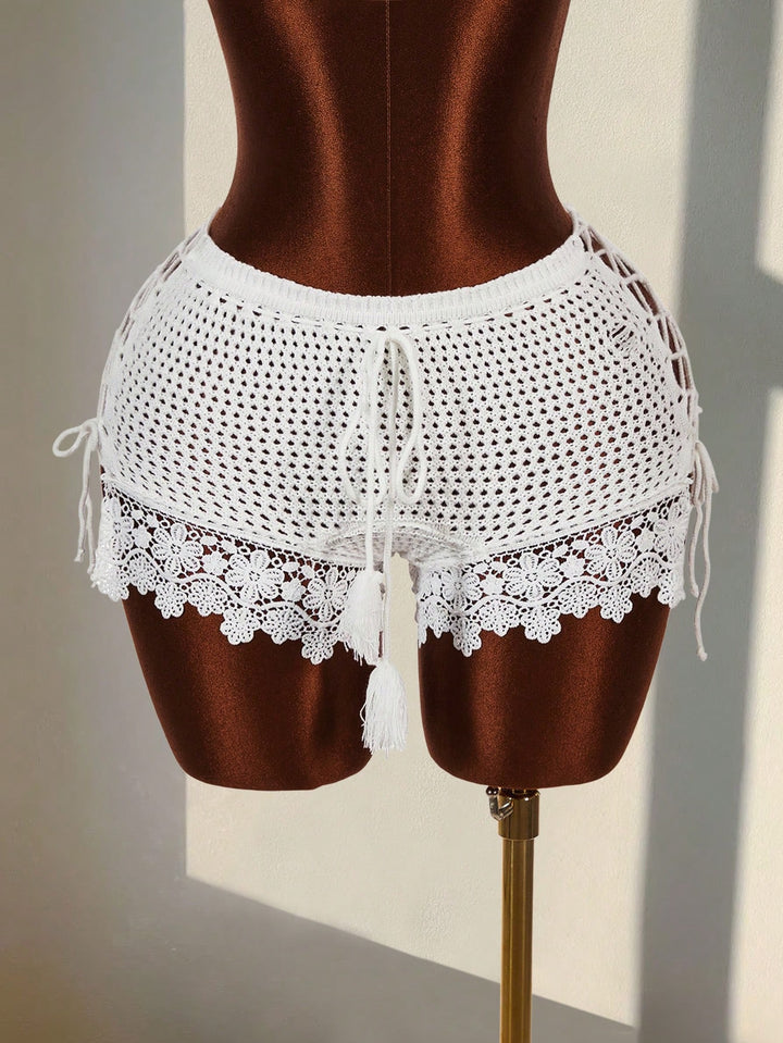 Pantaloni SHEIN, alb