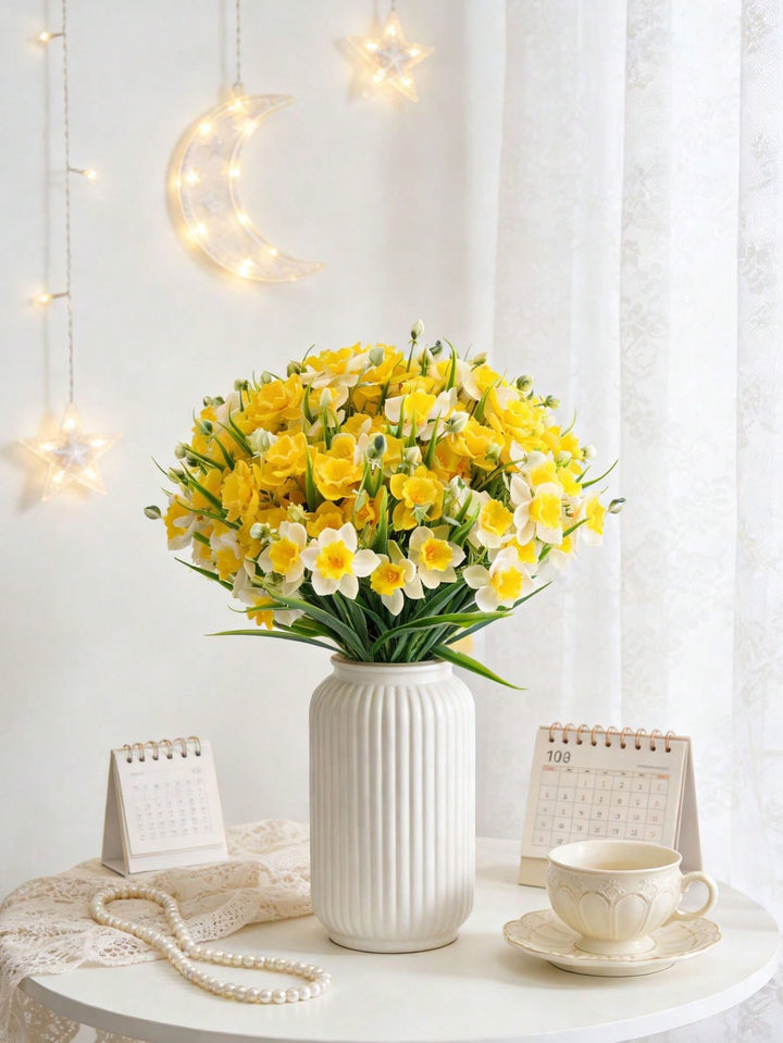 Floari artificiale SHEIN, alb