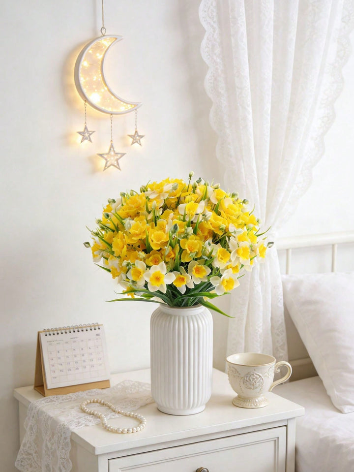 Floari artificiale SHEIN, alb