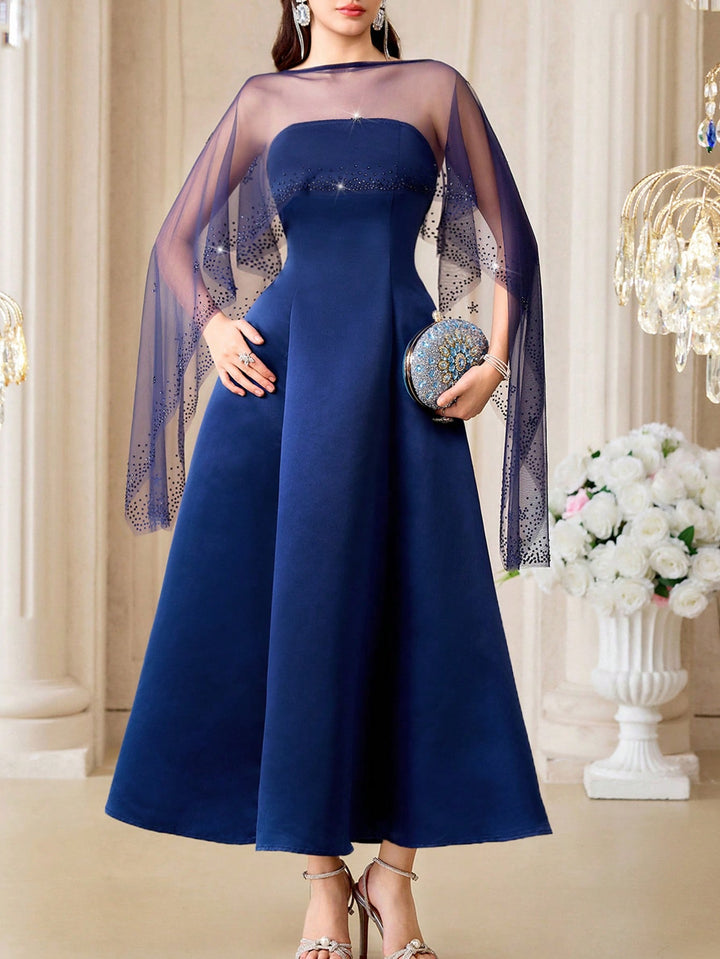 Rochie maxi SHEIN, albastru