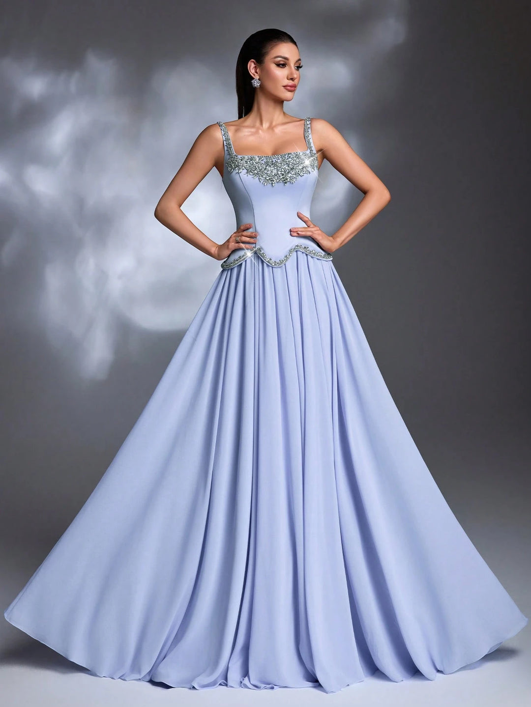 Rochie de ocazie SHEIN, albastru