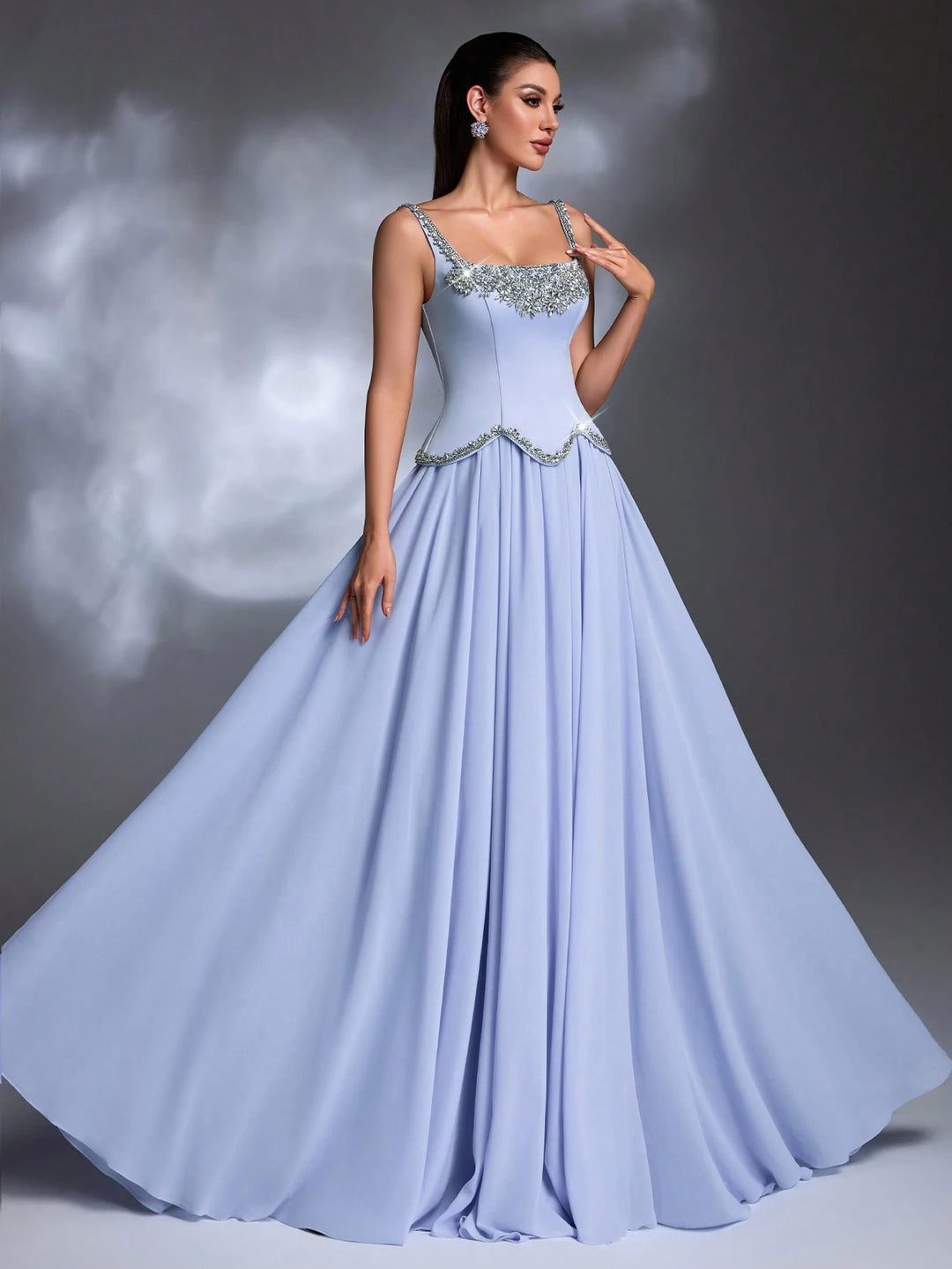 Rochie de ocazie SHEIN, albastru