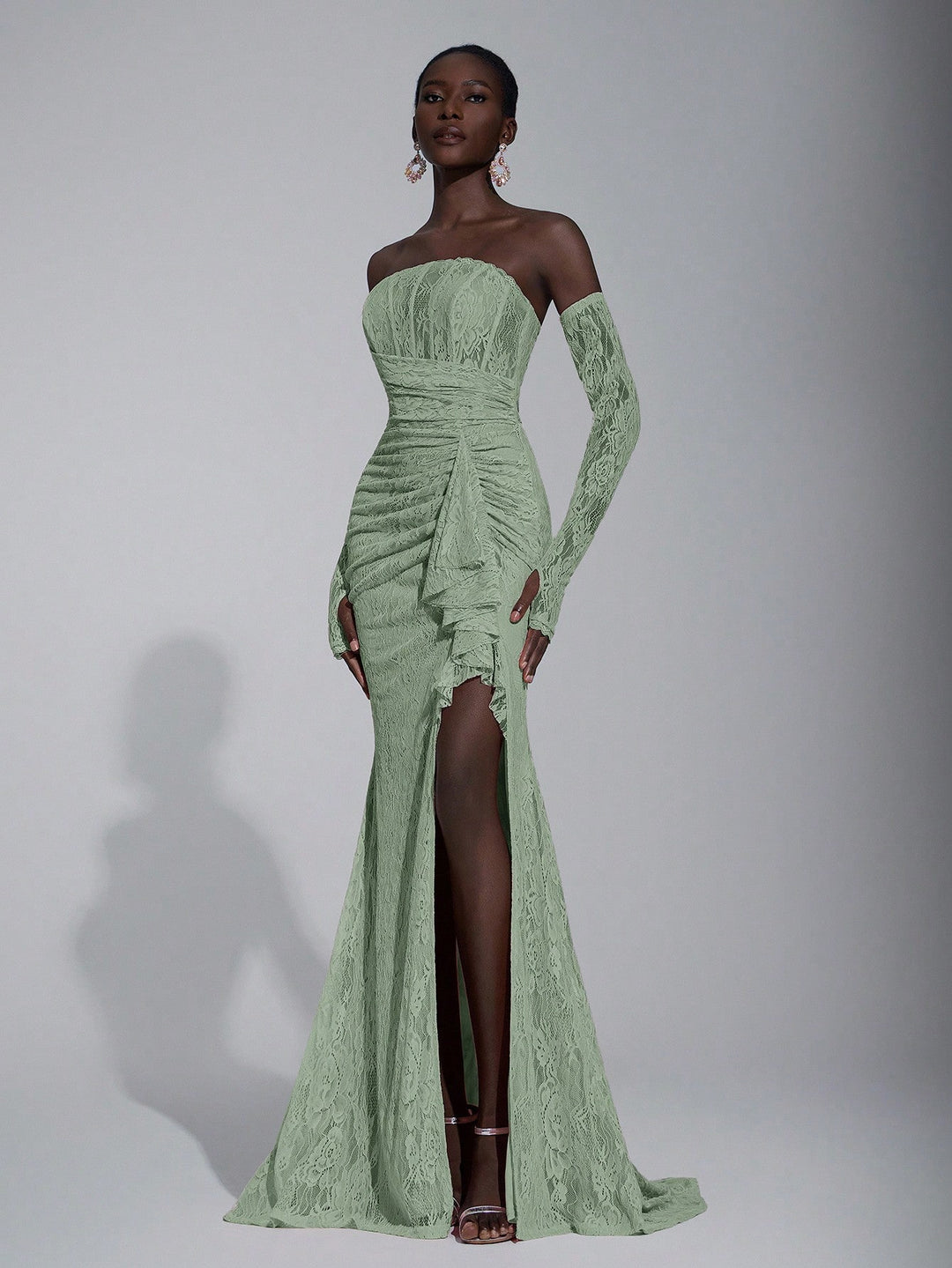 Rochie SHEIN, kaki