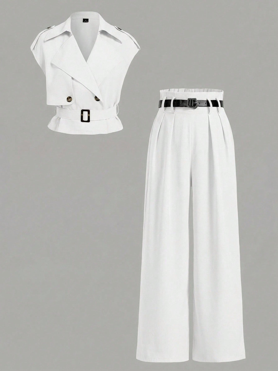 Costum SHEIN, alb