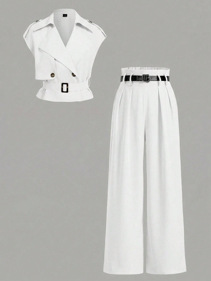 Costum SHEIN, alb
