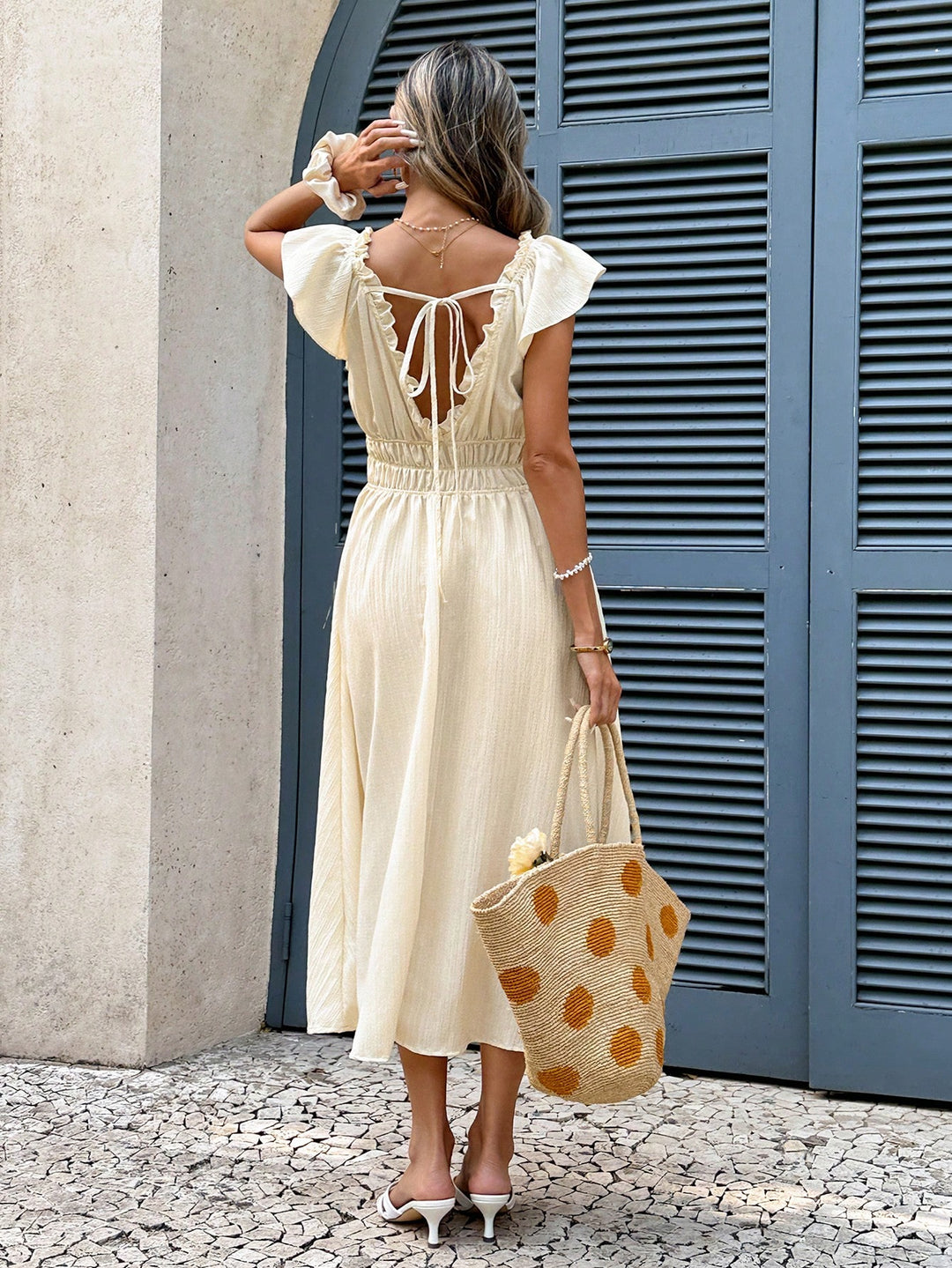 Rochie scurtă SHEIN, portocaliu