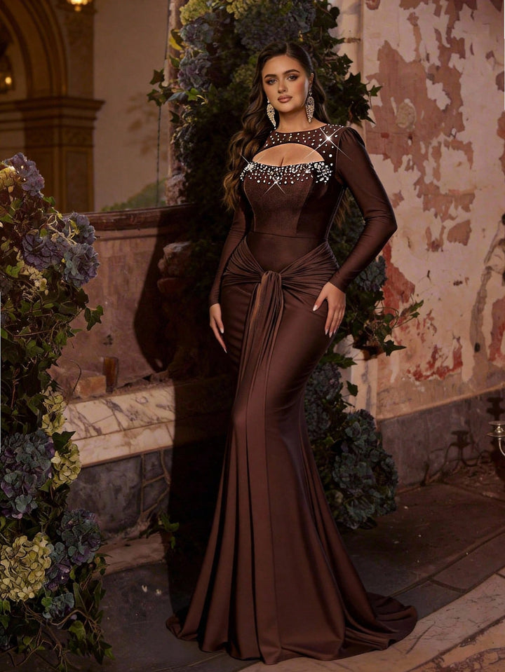 Rochie SHEIN, maro