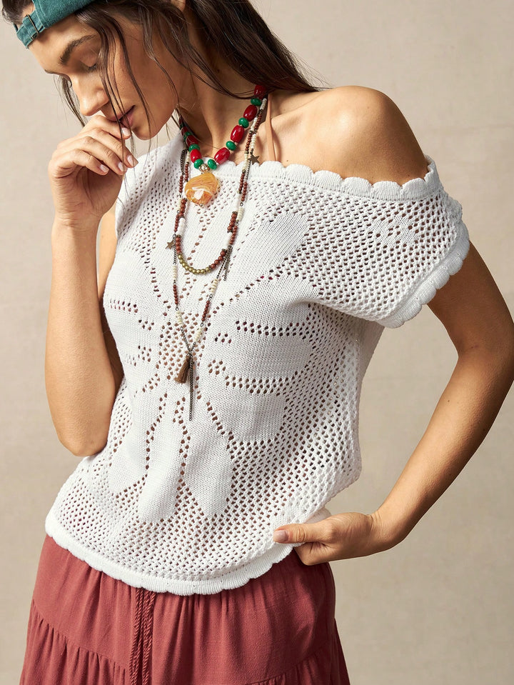 Pulover tricotat SHEIN