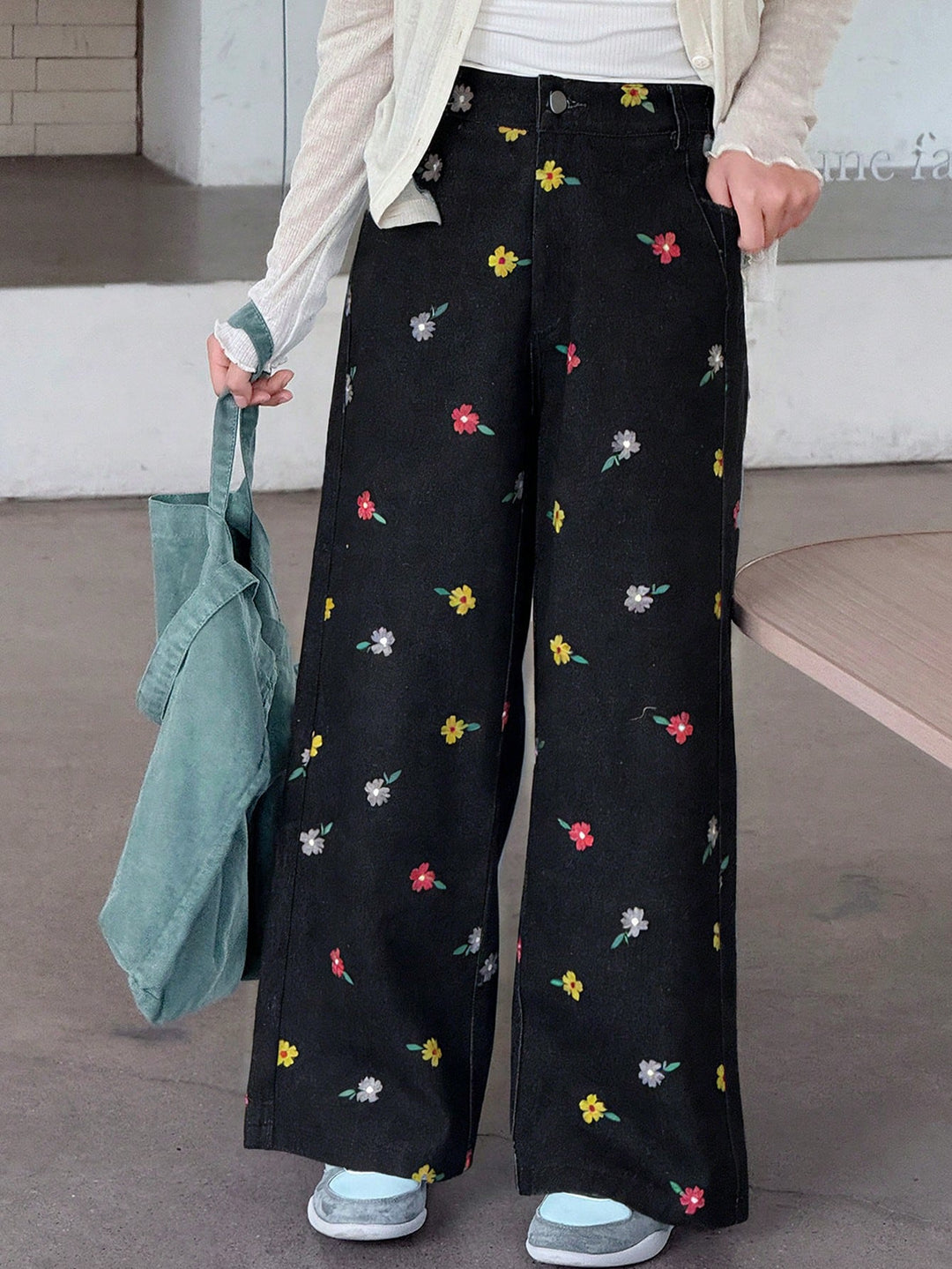 Pantaloni SHEIN, gri