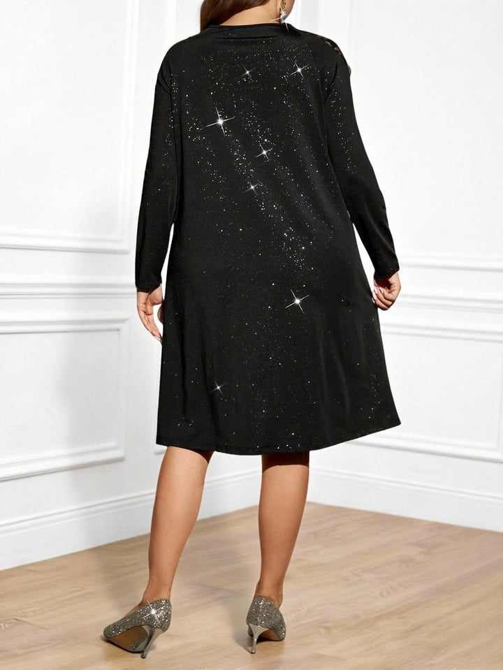 Rochie midi SHEIN, negru