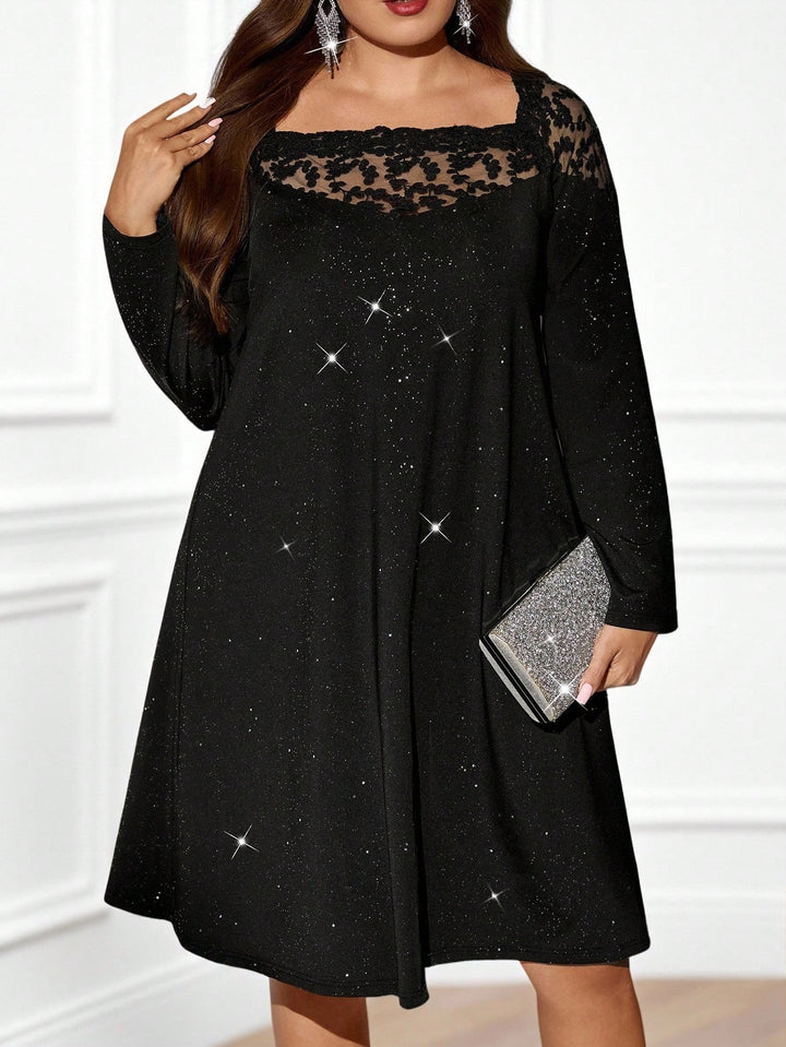 Rochie midi SHEIN, negru