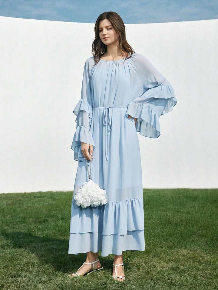 Rochie midi SHEIN, albastru