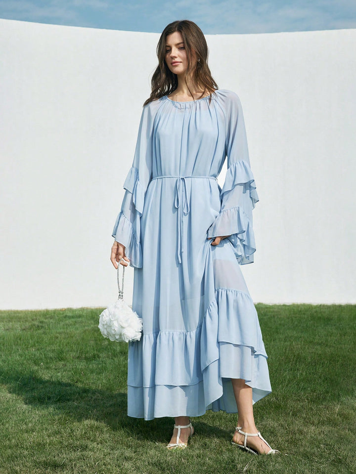 Rochie midi SHEIN, albastru