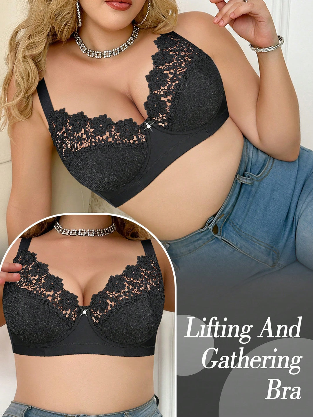 Sutien SHEIN, negru