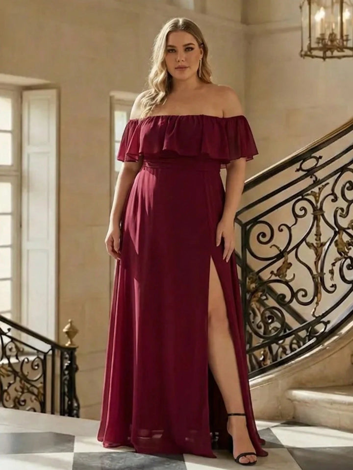 Rochie maxi SHEIN, roșu