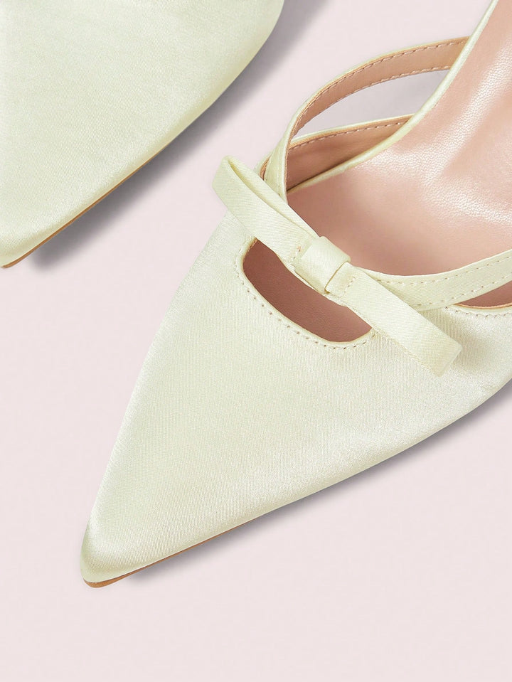 Pantofi cu toc SHEIN, bej
