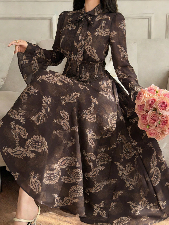 Rochie maxi SHEIN, maro