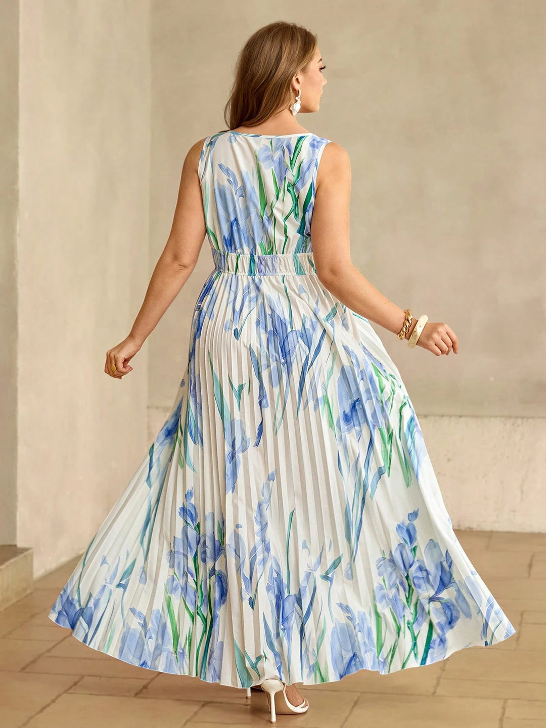 Rochie maxi SHEIN, mix culori