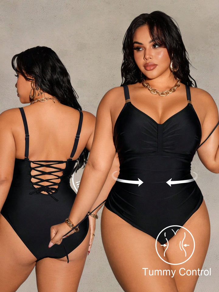 Costum de baie SHEIN, negru