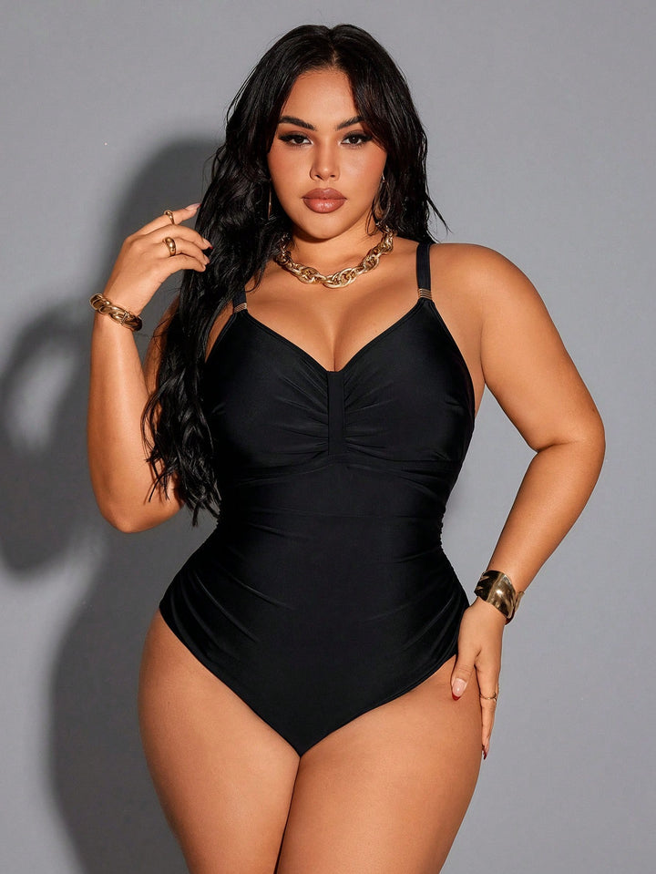 Costum de baie SHEIN, negru