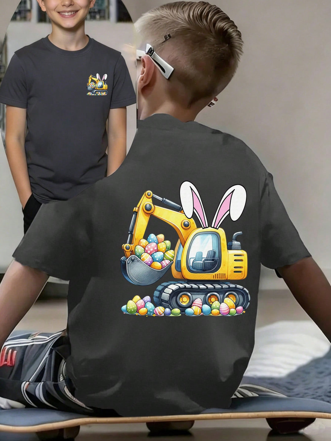 Tricou SHEIN, gri