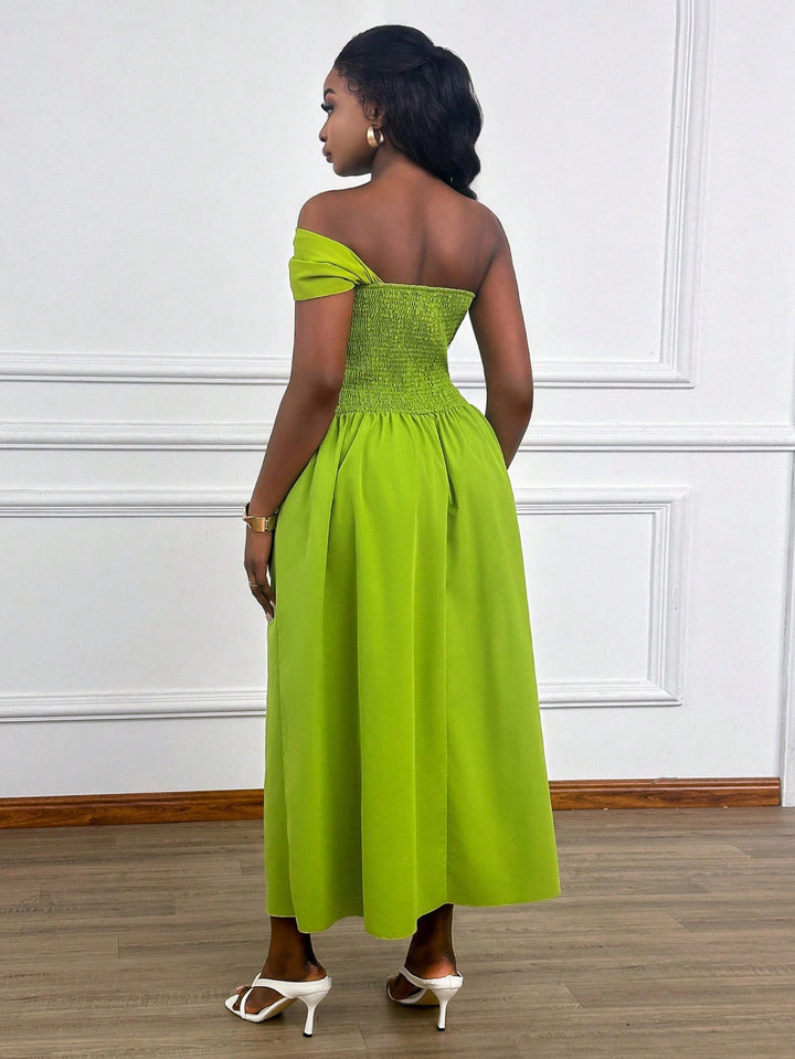 Rochie maxi SHEIN, verde