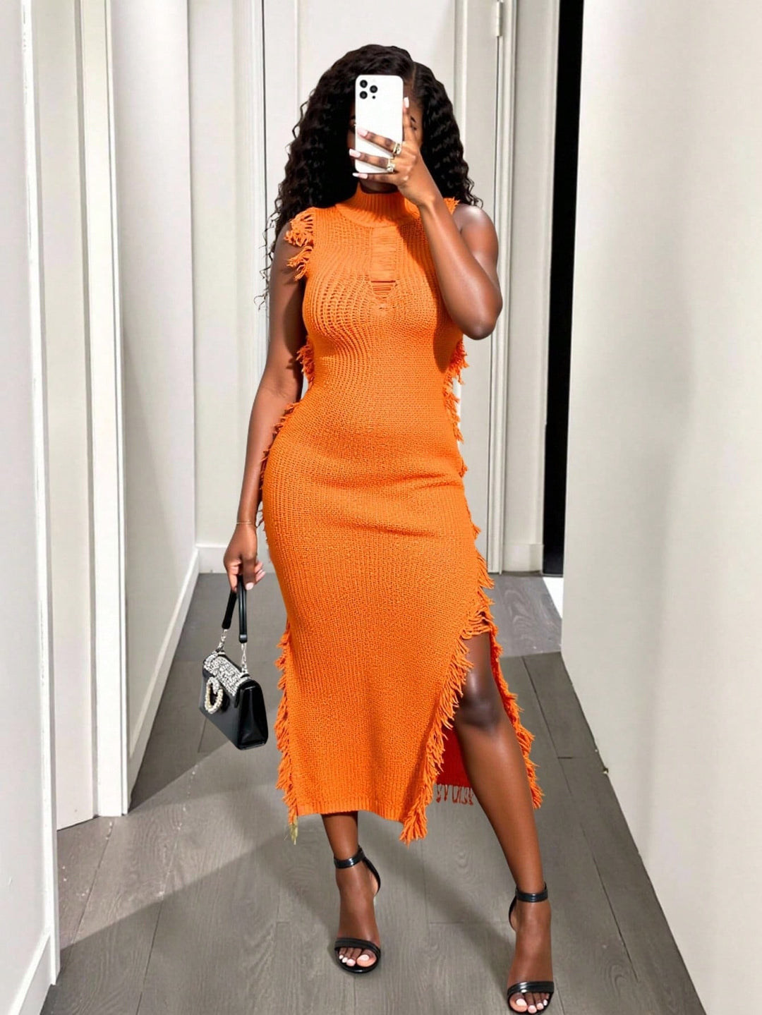 Rochie SHEIN, portocaliu