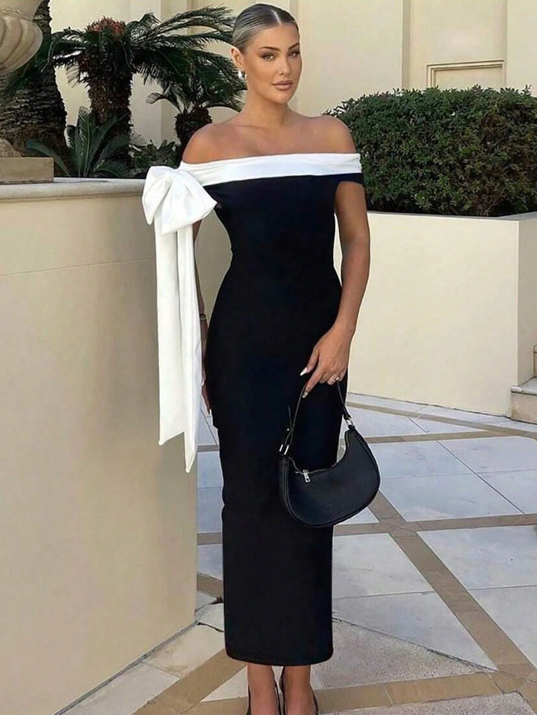 Rochie maxi SHEIN, negru
