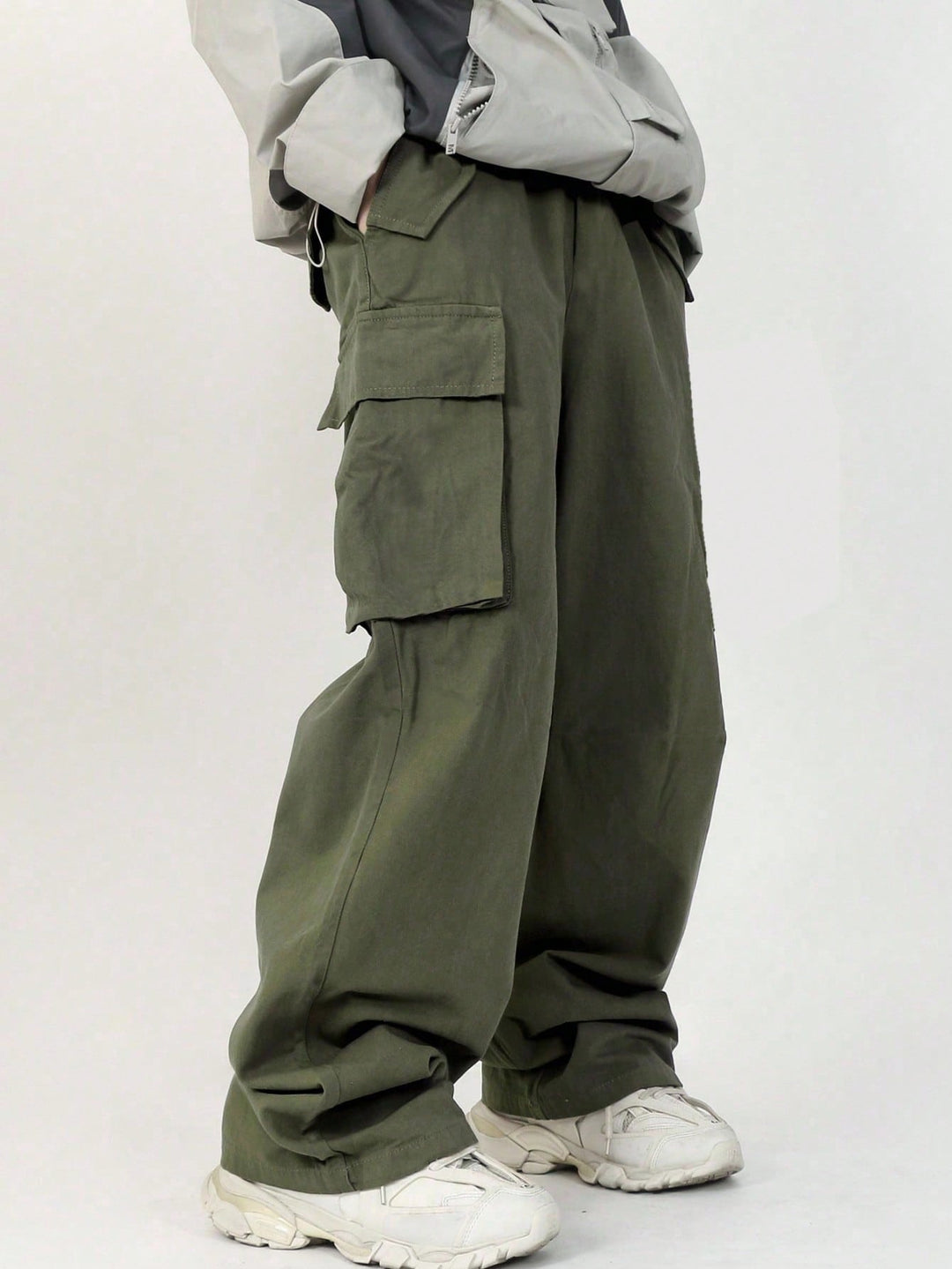 Pantaloni SHEIN, kaki