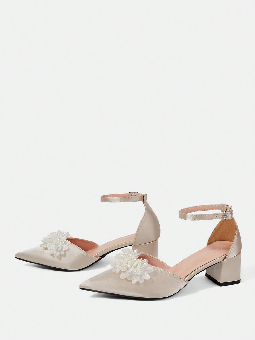Pantofi cu toc SHEIN, bej