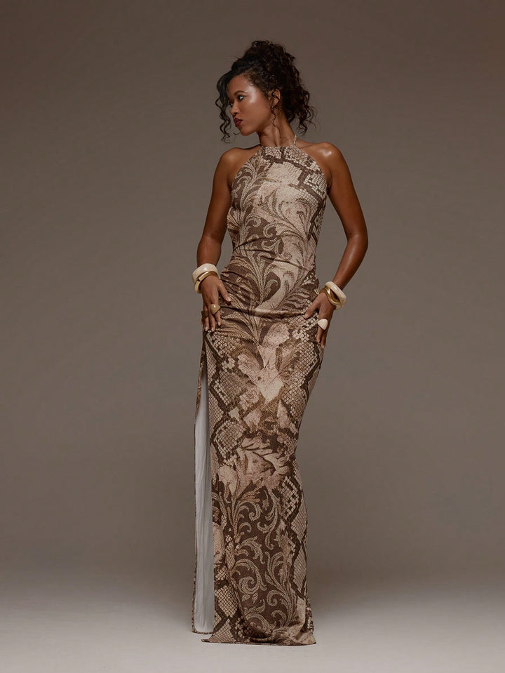 Rochie maxi SHEIN, mix culori