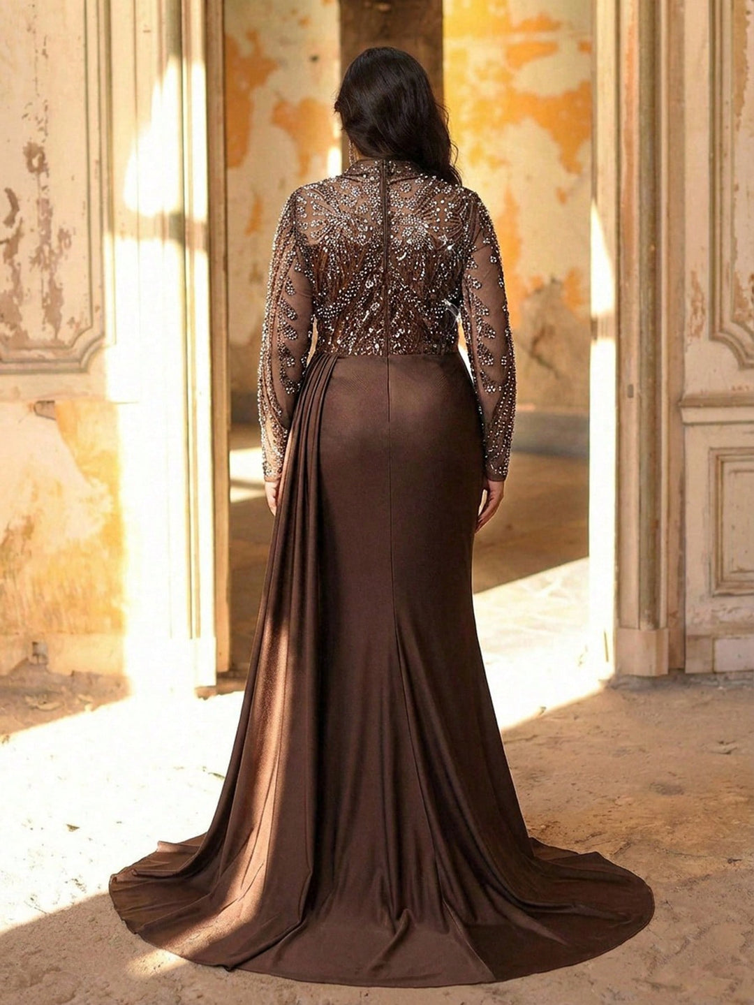 Rochie SHEIN, maro