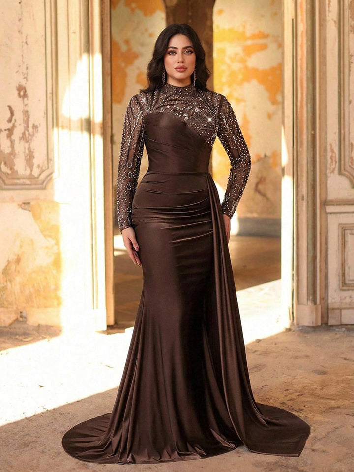Rochie SHEIN, maro