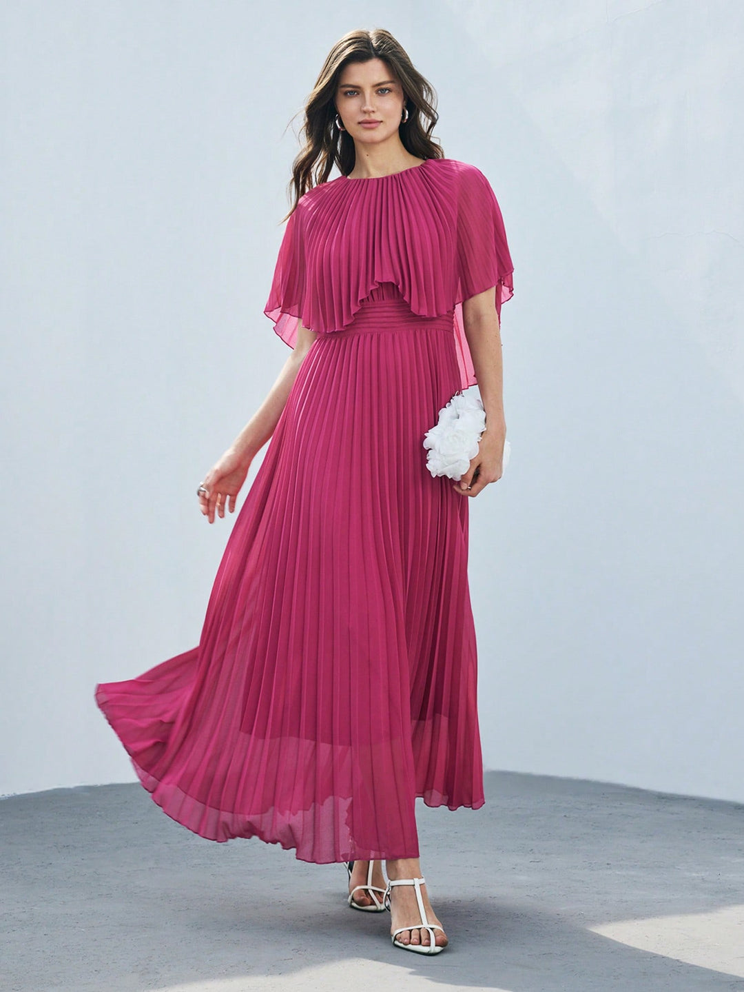 Rochie maxi SHEIN, roz