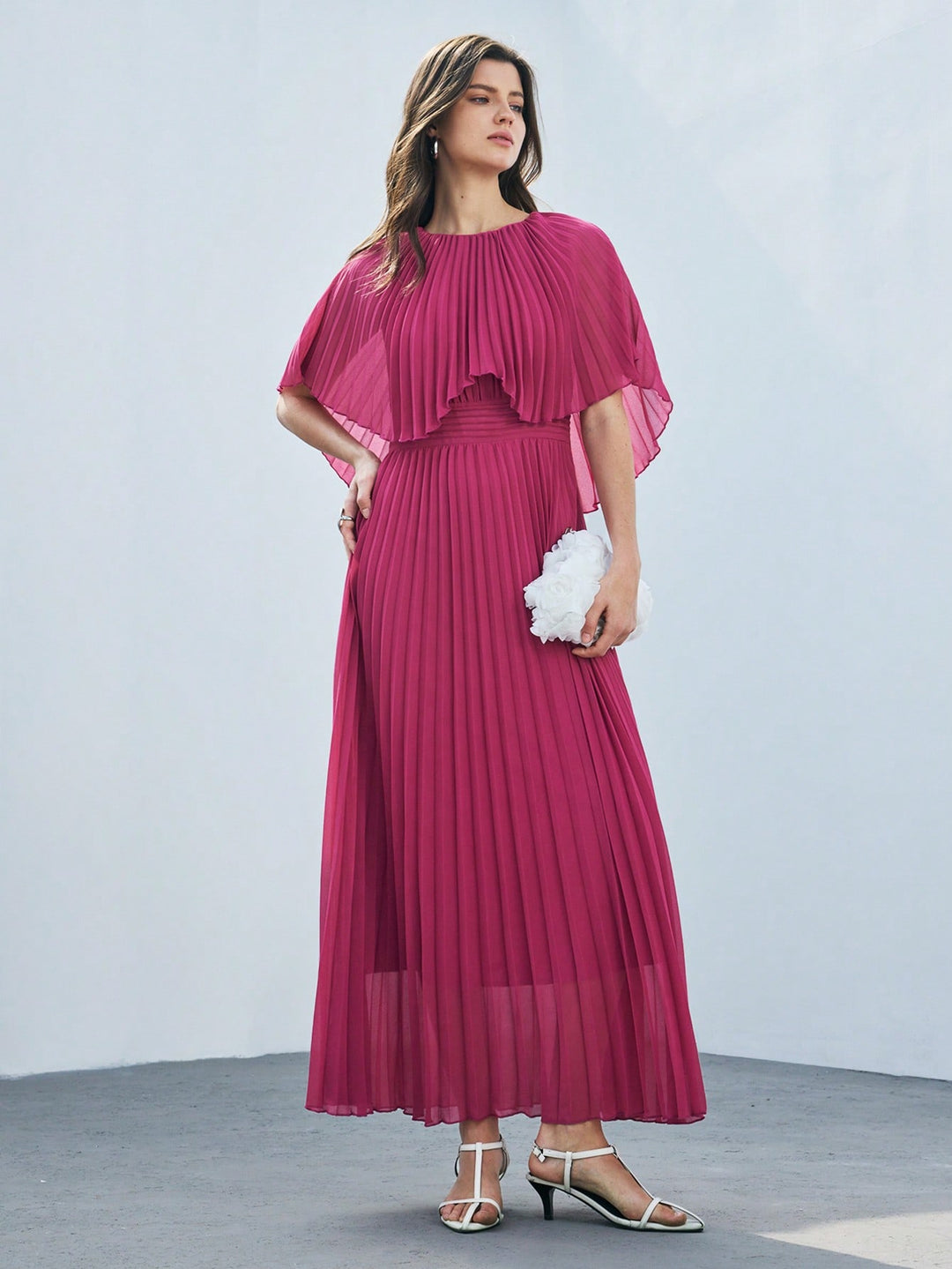 Rochie maxi SHEIN, roz