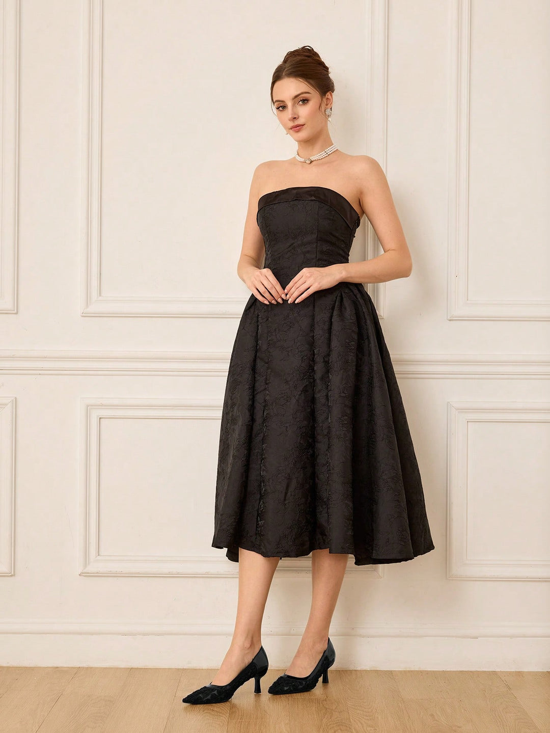 Pantofi cu toc SHEIN, negru