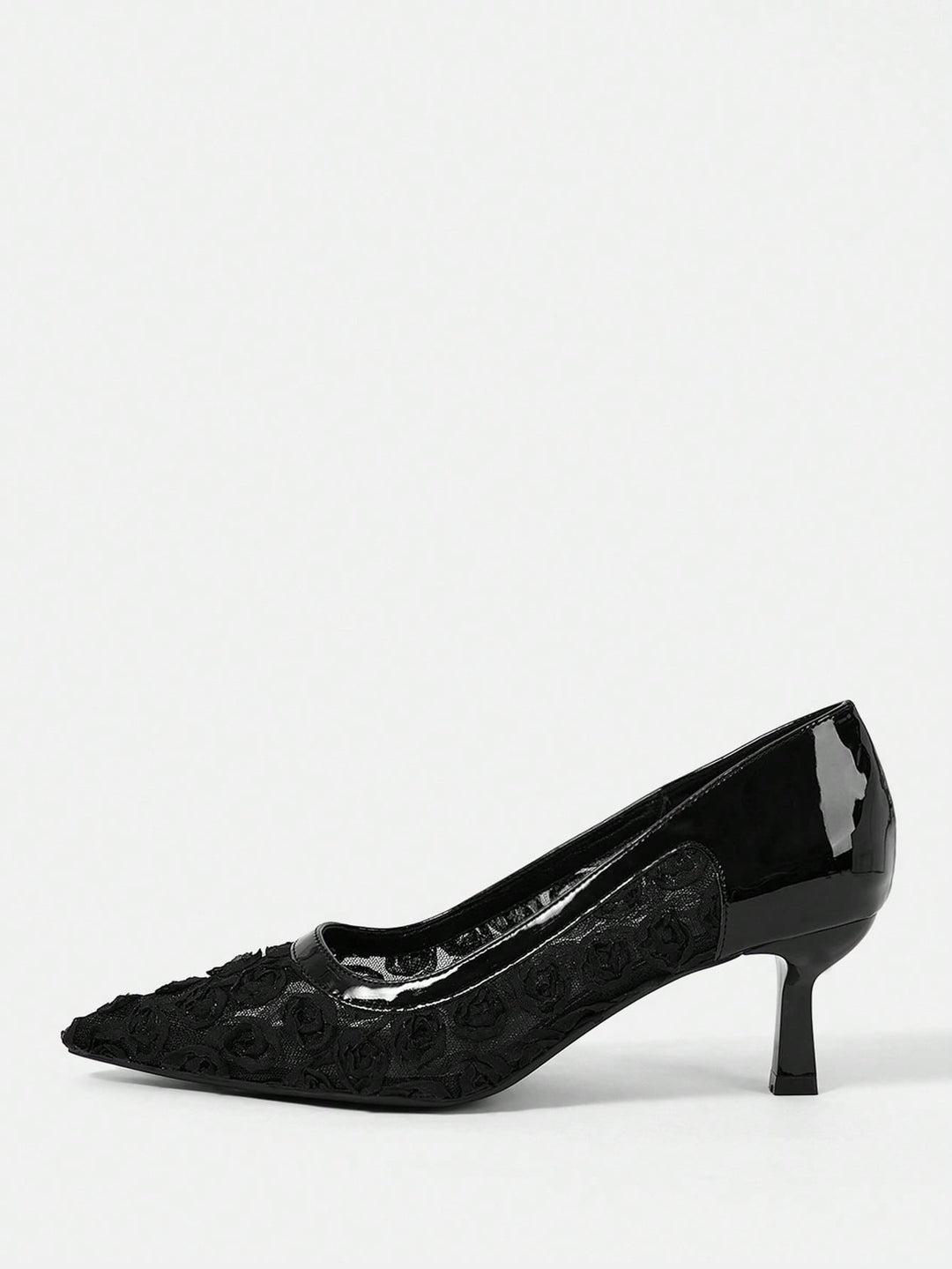 Pantofi cu toc SHEIN, negru