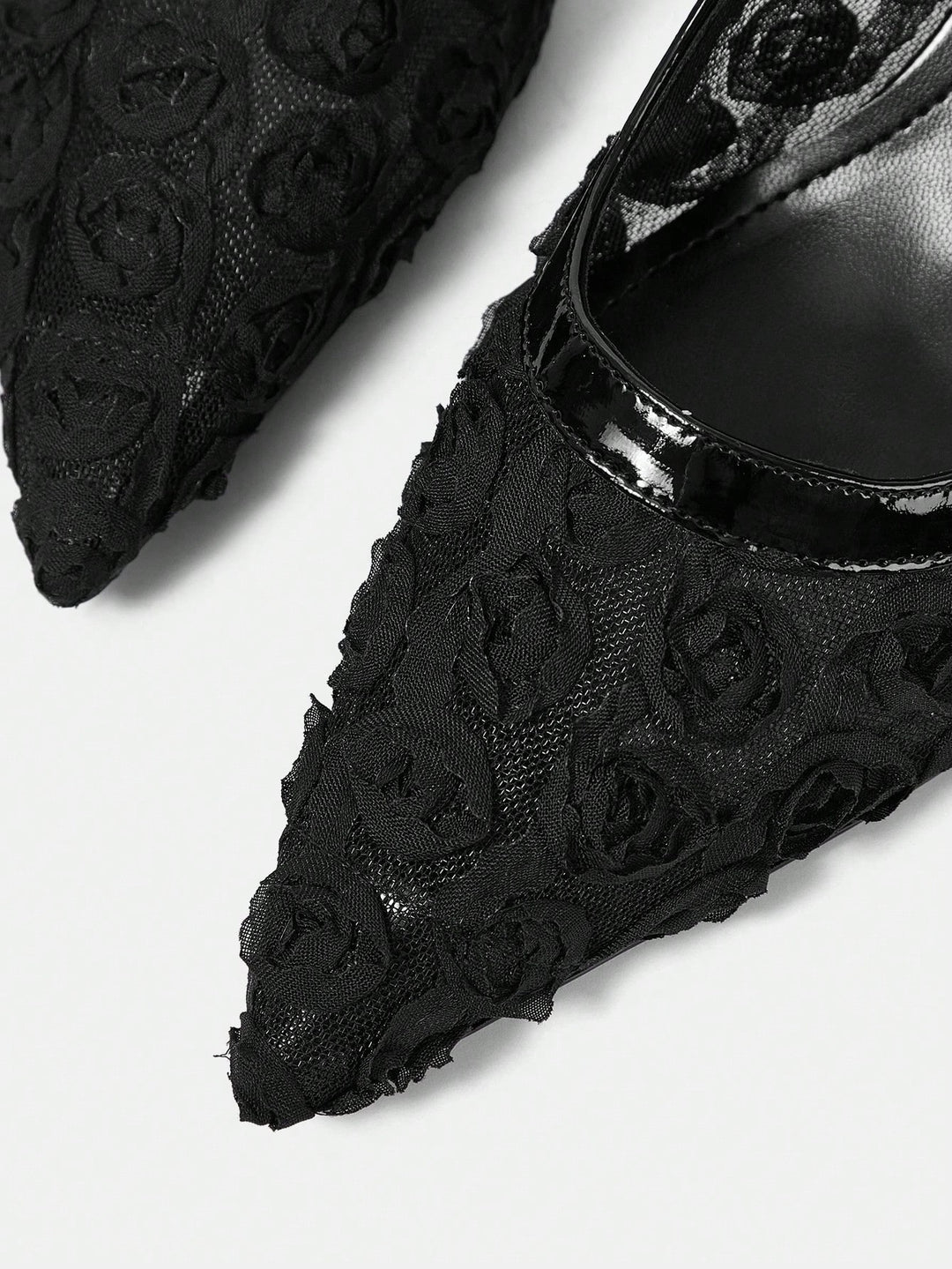 Pantofi cu toc SHEIN, negru