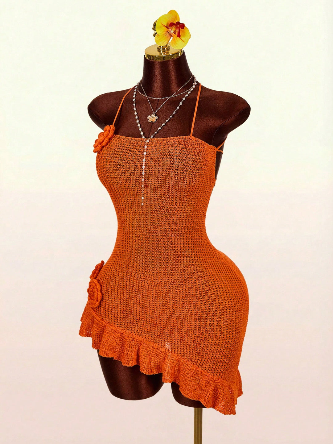 Rochie SHEIN, portocaliu