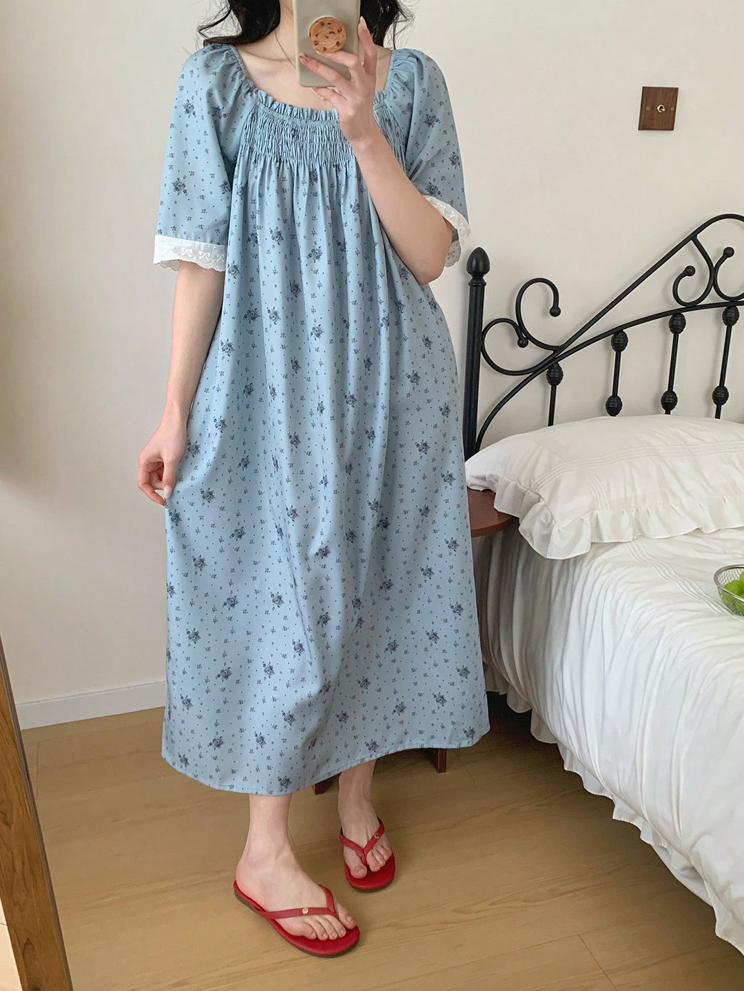 Pijama SHEIN, albastru