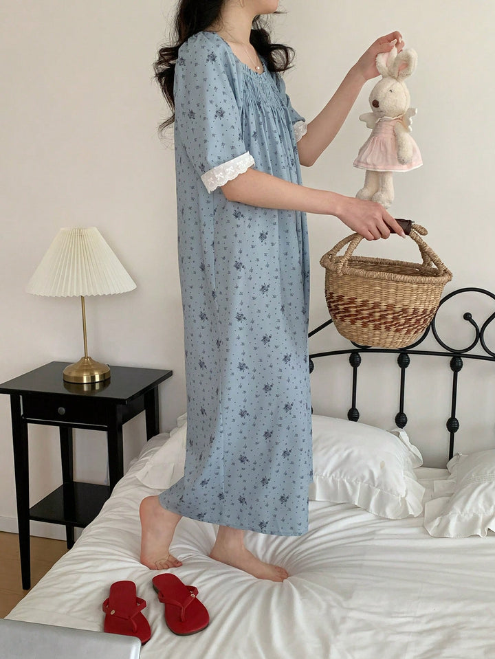 Pijama SHEIN, albastru