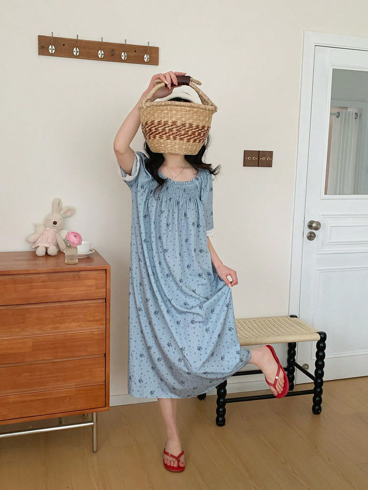 Pijama SHEIN, albastru