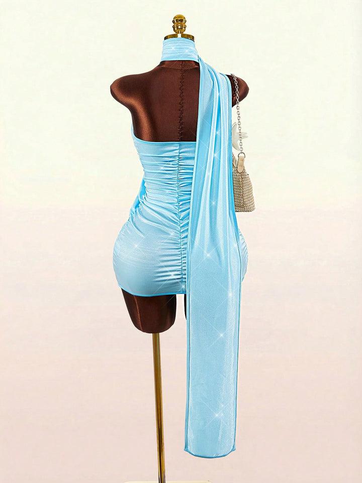 Rochie mini SHEIN, albastru