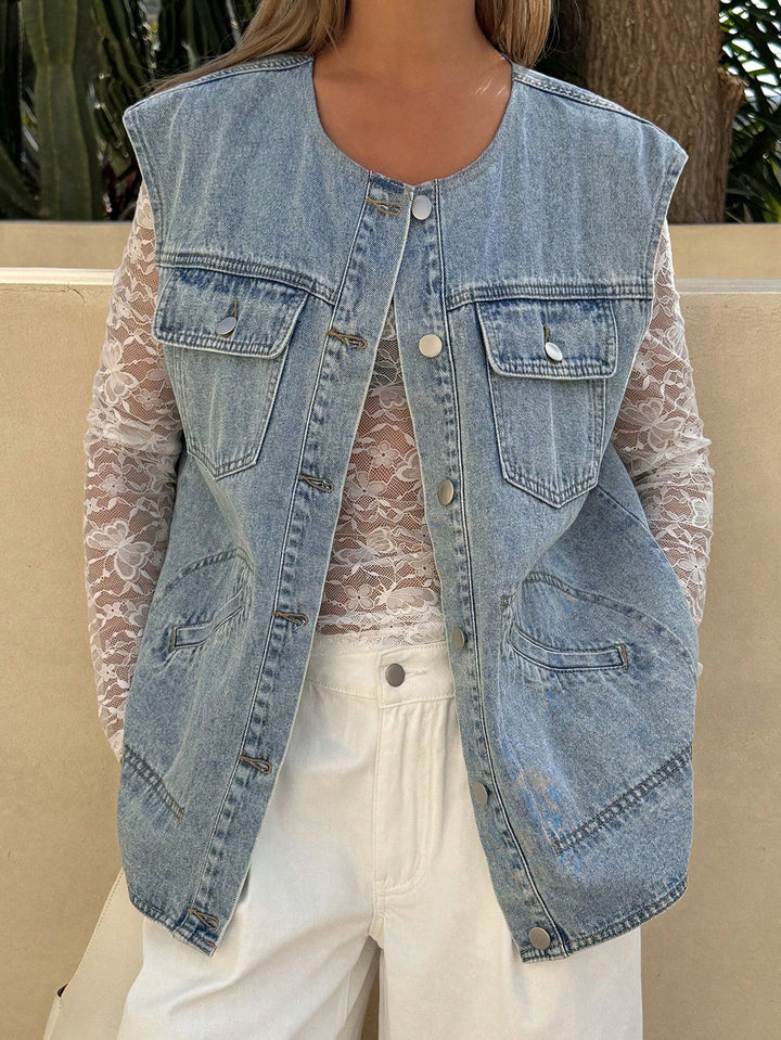 Top SHEIN, albastru